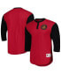 Men's Red Atlanta United FC Legendary Henley Long Sleeve T-shirt