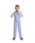 ფოტო #7 პროდუქტის Little Boys Machine Washable Oxford Vest, Shirt, Pants, Bowtie and Pocket Square, 5 Piece Set