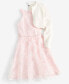 Фото #4 товара Платье для малышей Rare Editions Розовое 3D Флористика Шелковое Платье