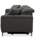 Фото #5 товара Adney 121" 3 Pc Zero Gravity Fabric Sectional with 3 Power Recliners, Created for Macy's