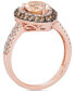 Кольцо Le Vian Peach Morganite Teardrop Halo Peach Morganite, 5 - фото #3