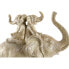 Decorative Figure DKD Home Decor 24 x 10 x 25,5 cm Elephant Golden Colonial