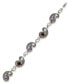 ფოტო #1 პროდუქტის Amethyst (1-3/4 ct. t.w.), Garnet (1-3/4 ct. t.w) & Marcasite Paisley Link Bracelet in Sterling Silver