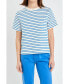 ფოტო #1 პროდუქტის Women's Stripe T-shirt
