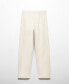 ფოტო #3 პროდუქტის Women's Cotton Jogger-Style Trousers