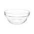 Bowl Transparent Glass 650 ml Stackable (24 Units)