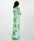 ფოტო #12 პროდუქტის Women's Bow Detail Printed Jumpsuit