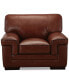 Фото #5 товара Myars 47" Leather Chair, Created for Macy's
