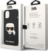 Karl Lagerfeld Etui Karl Lagerfeld KLHMP14MSLKHBK Apple iPhone 14 Plus hardcase czarny/black Silicone Karl`s Head Magsafe