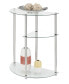 Фото #2 товара Designs2Go Classic Glass 3 Tier Display Entryway Hall Table