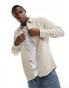 Фото #2 товара Selected Homme cord overshirt in beige