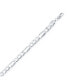 ფოტო #2 პროდუქტის Sterling Silver 5.8mm Figaro Chain -Rohdium Plated