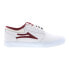 Фото #3 товара Lakai Griffin MS1240227A00 Mens White Leather Skate Inspired Sneakers Shoes