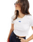 Фото #1 товара HUGO BLUE baby tee in white