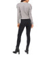 ფოტო #7 პროდუქტის Women's Draped Shoulder Long Sleeve Crew Neck Top