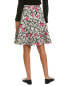 Фото #2 товара Valentino Printed Wool Skirt Women's