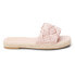 BEACH by Matisse Ivy Espadrille Slide Flat Womens Pink Casual Sandals IVY-690