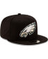 Фото #1 товара Men's Philadelphia Eagles Basic 9FIFTY Adjustable Snapback Hat