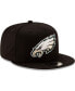 ფოტო #1 პროდუქტის Men's Philadelphia Eagles Basic 9FIFTY Adjustable Snapback Hat