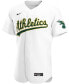 Men's White Oakland Athletics Home Authentic Team Jersey