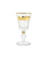 Фото #2 товара 2 Oz. Shot Glasses with Gold-Tone Cut Crystal Detail, Set of 6