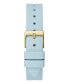 Фото #3 товара Часы и аксессуары Guess женские Аналоговые синие силиконовые наручные часы 34 мм