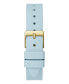 ფოტო #3 პროდუქტის Women's Analog Blue Silicone Watch 34mm