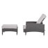 Sessel-Set Paradise Lounge (mit Hocker)