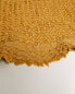 Waffle-knit cotton bath mat