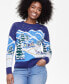 Women's Snowy Town Crewneck Sweater, Created for Macy's