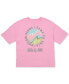 ფოტო #1 პროდუქტის Juniors’ Days Like These Oversized Fit Cotton T-Shirt