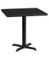 Фото #2 товара 24" Square Laminate Table Top With 22"X22" Table Height Base