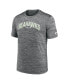Фото #3 товара Men's Gray Seattle Seahawks Velocity Athletic Stack Performance T-shirt