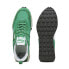 Фото #6 товара Puma Rider FV Pop FS 39192505 Mens Green Suede Lifestyle Sneakers Shoes