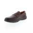 Фото #8 товара Florsheim Central Penny Mens Brown Leather Loafers & Slip Ons Penny Shoes