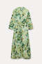 Zw collection printed midi dress