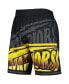 Men's Black Golden State Warriors Big Face 4.0 Fashion Shorts