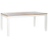 Фото #1 товара Обеденный стол DKD Home Decor Белый Коричневый древесина акации Древесина манго 200 x 100 x 80 cm