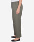 ფოტო #5 პროდუქტის Plus Size Classic Accord Elastic Waist Medium Length Pant