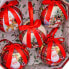 Фото #2 товара Ёлочные шарики Красный Разноцветный бумага Polyfoam Кукла-белоснежка 7,5 x 7,5 x 7,5 cm (5 штук)