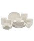 Фото #2 товара Inspiration by Denmark Soft Square 42 Pc. Dinnerware Set, Service for 6
