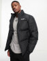 Hummel Padded jacket with funnel neck in black