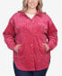 Фото #1 товара Куртка Ruby Rd. плюс размер с пуговицами из пинкорда