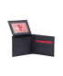 ფოტო #2 პროდუქტის Men's Leather RFID Top-Wing Wallet in Gift Box