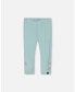 Big Girls Super Soft Brushed Rib Leggings Light Blue