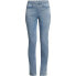 Фото #2 товара Petite Starfish Mid Rise Knit Denim Straight Jeans