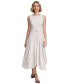 ფოტო #1 პროდუქტის Women's Striped Handkerchief-Hem Dress