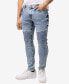 ფოტო #9 პროდუქტის Raw X Men's Skinny Fit Moto Jeans