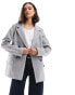 Threadbare – Schwerer Blazer in Grau