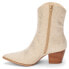 Фото #3 товара COCONUTS by Matisse Hazel Rhinestone Pull On Pointed Toe Booties Womens Beige Ca